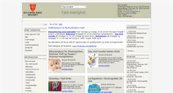 Desktop Screenshot of fjellkirke.no